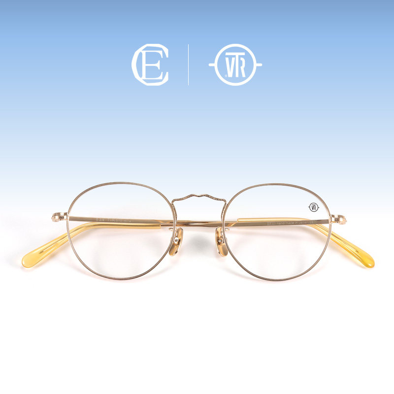 TVR眼镜架515太阳白金手工眼镜框