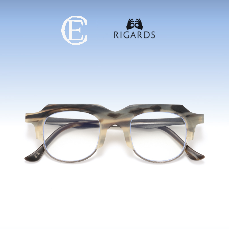 RIGARDS眼镜法国手工眼镜架职人手造天然牛角光学眼镜框男RG0127