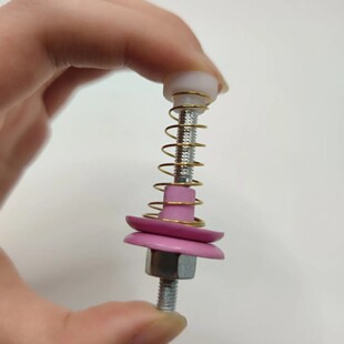 夹纱器导纱器夹丝器张力夹线弹簧纺织导线轮涨力圈宝塔陶瓷配件