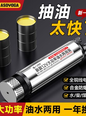 【285W大功率】大功率柴油泵电动抽油泵神器12v大流量24伏小型