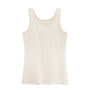 大码吊带背心女胖mm加肥大遮肚秋内搭纯色棉妈妈宽松内穿打底上衣
