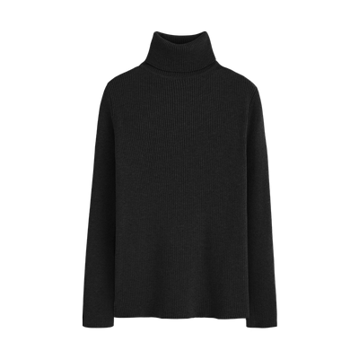 冬季高领纯色棉毛衣女打底