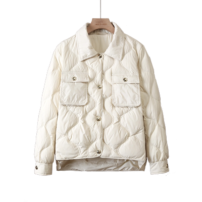 羽绒服女短款秋冬2024新款今年流行爆款轻薄时尚洋气95白鸭绒外套