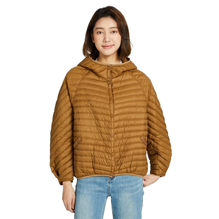 羽绒服冬季女2023新款时尚短款设计师款连帽轻薄高级感小个子外套