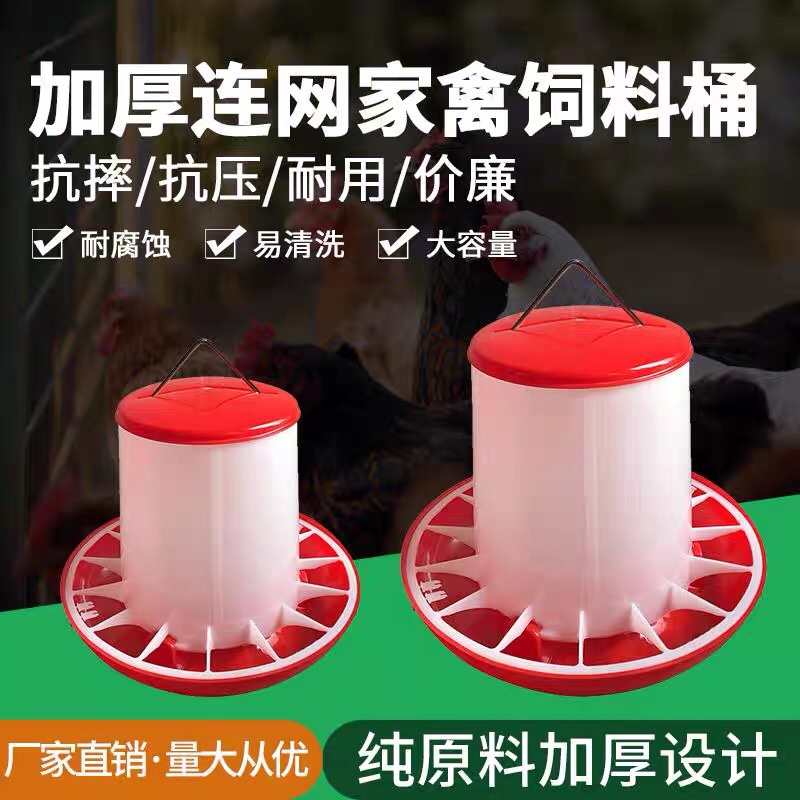 加厚饲料桶小鸡养殖喂食器