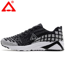 Pike Leopard PICKLEOPARD hấp thụ sốc đầy đủ palm đệm không khí giày của nam giới thường giày thể thao chạy fly dệt lưới thoáng khí giày jordan xám trắng