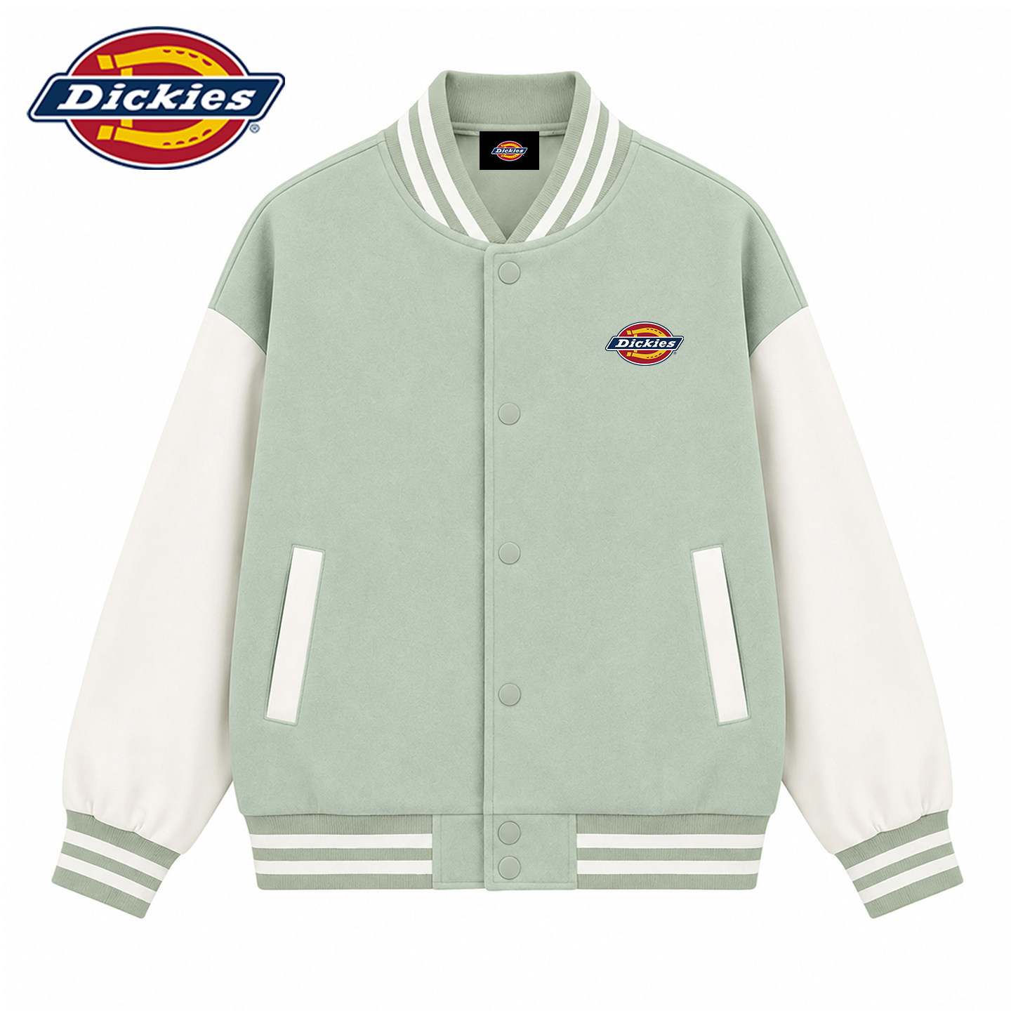 Dickies撞色棒球服外套女士夹克