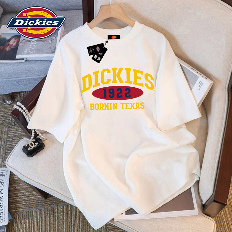 Dickies帝酷适重磅短袖t恤女士夏季2026新款美式潮牌宽松白色上衣
