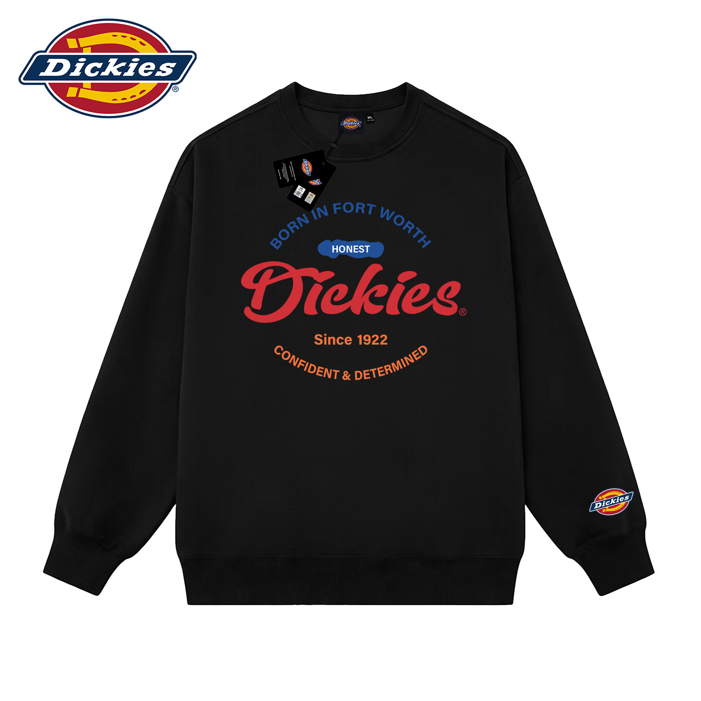 Dickies圆领卫衣男士长袖t恤