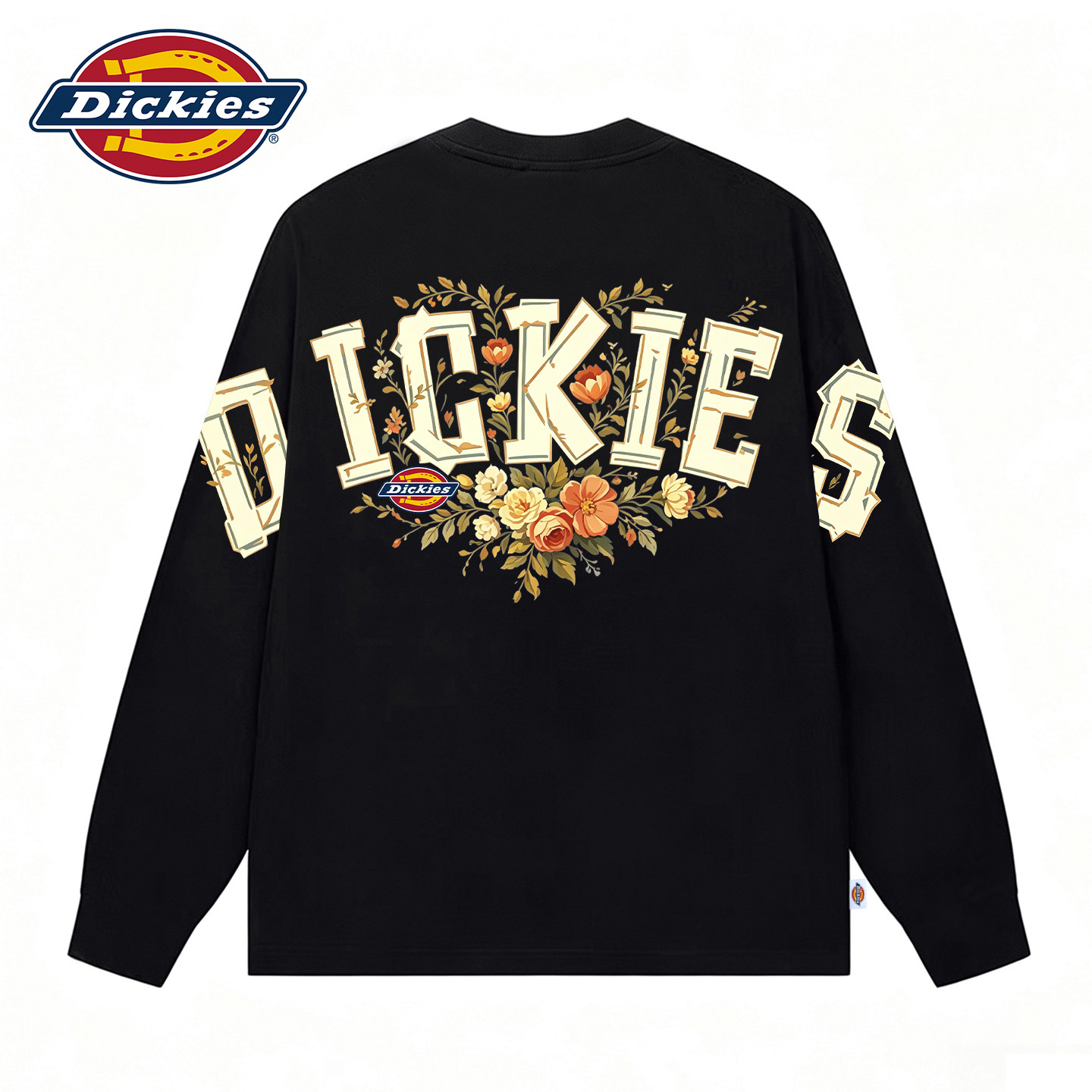 Dickies男士纯棉长袖t恤美式上衣