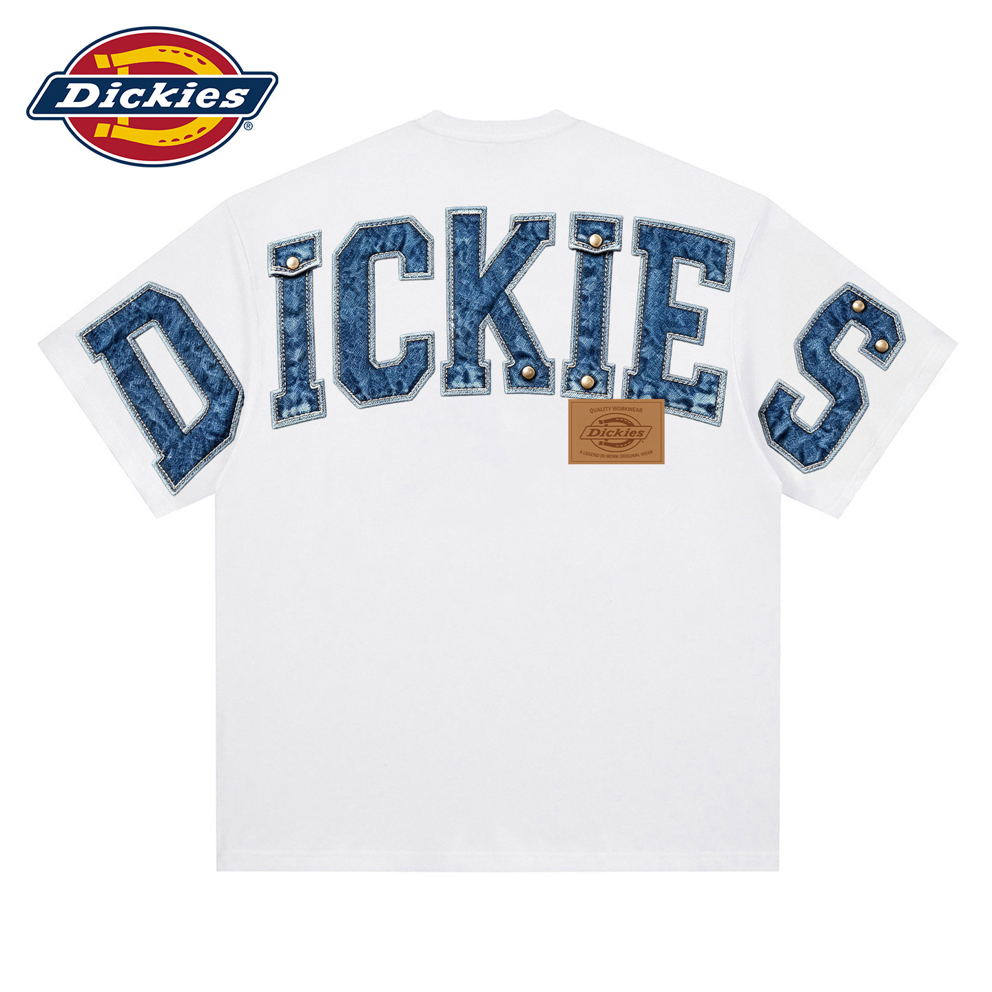 Dickies女士纯棉短袖t恤穿搭上衣