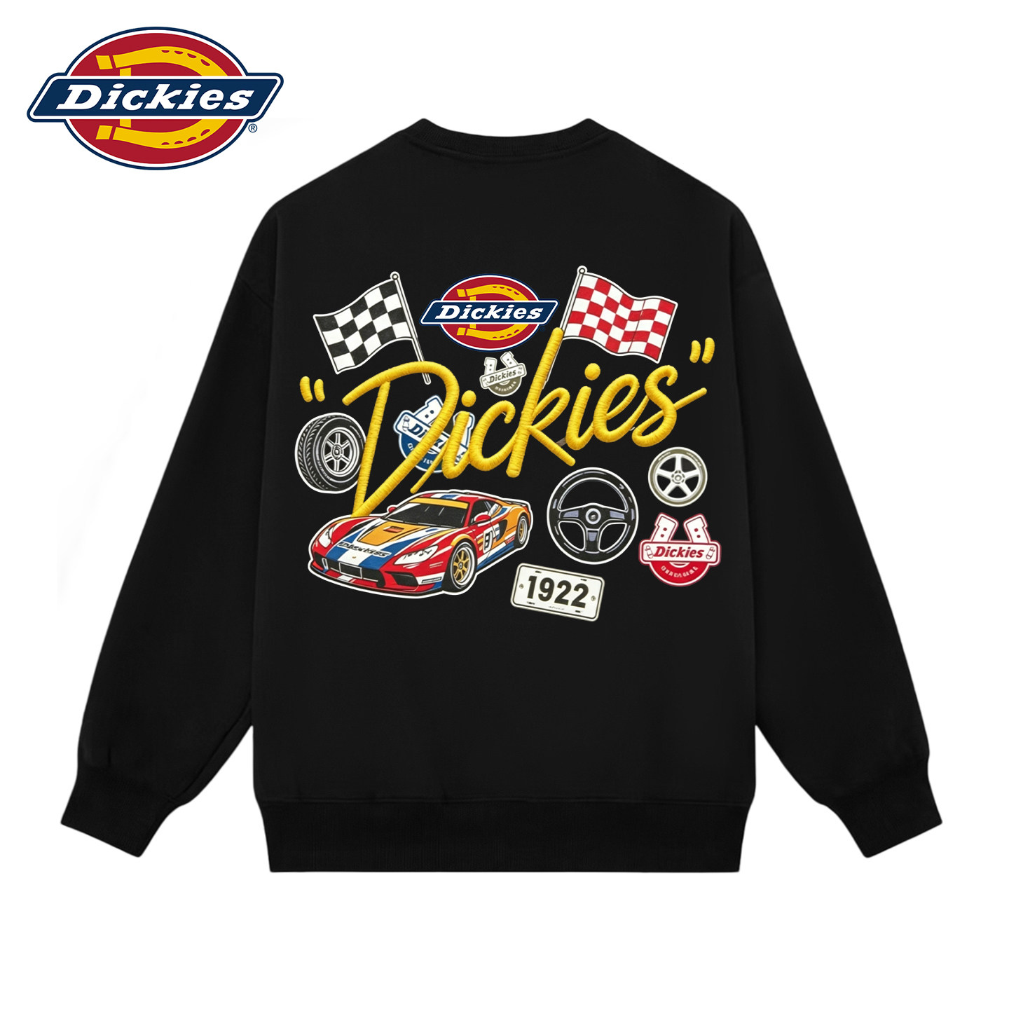 Dickies男士圆领卫衣重磅打底衫