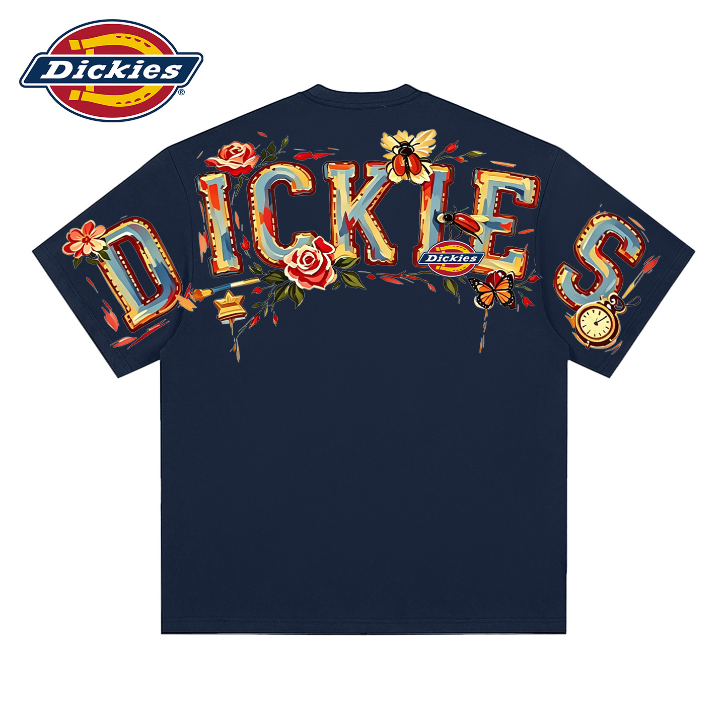 Dickies女士短袖t恤纯棉上衣