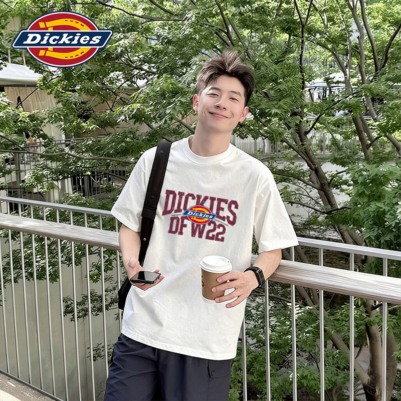 Dickies帝酷适重磅短袖t恤男士夏季2026新款高级感潮牌情侣体恤衫