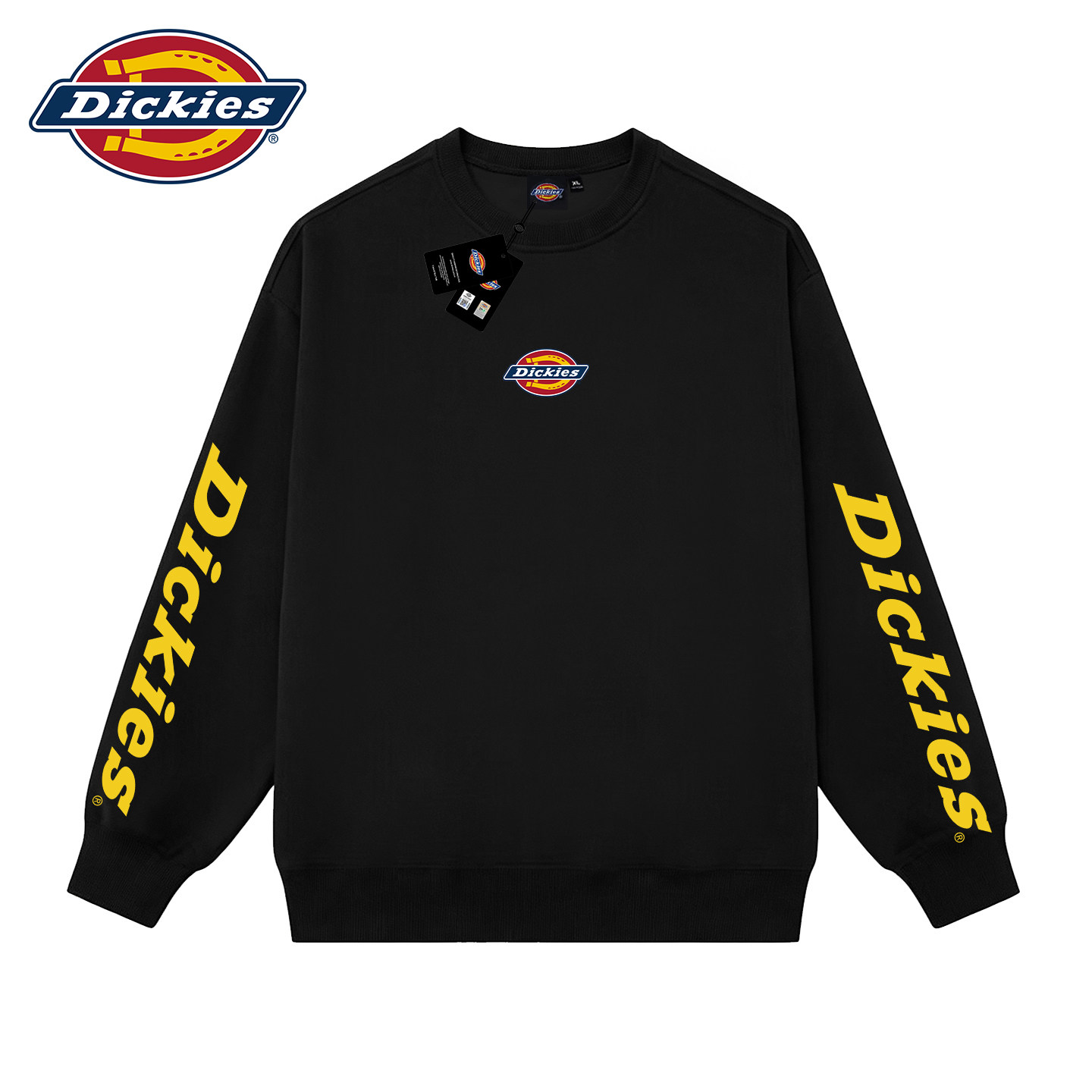 Dickies美式圆领卫衣男款长袖t恤