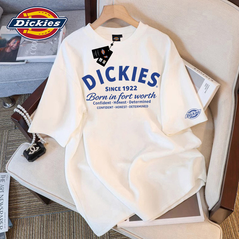 Dickies帝酷适纯棉短袖t恤男士2026新款夏季潮牌情侣款宽松版上衣