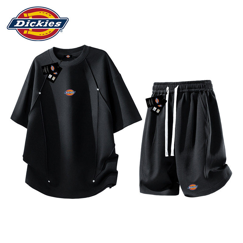 Dickies帝酷适短袖运动套装男士夏季2026新款男生酷帅穿搭一整套
