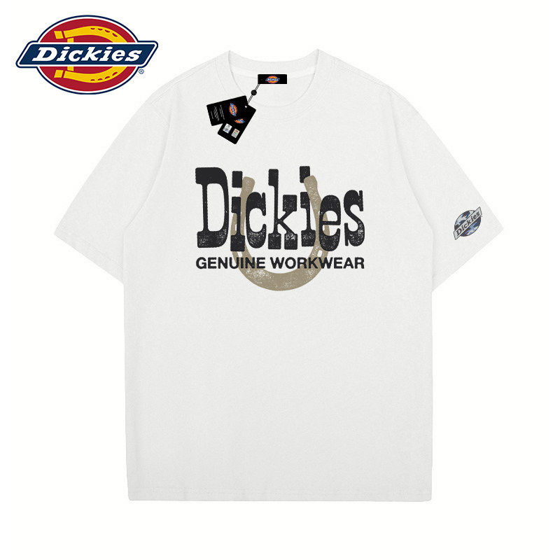 Dickies帝酷适重磅短袖t恤女士夏季2026新款小个子潮牌五分袖上衣
