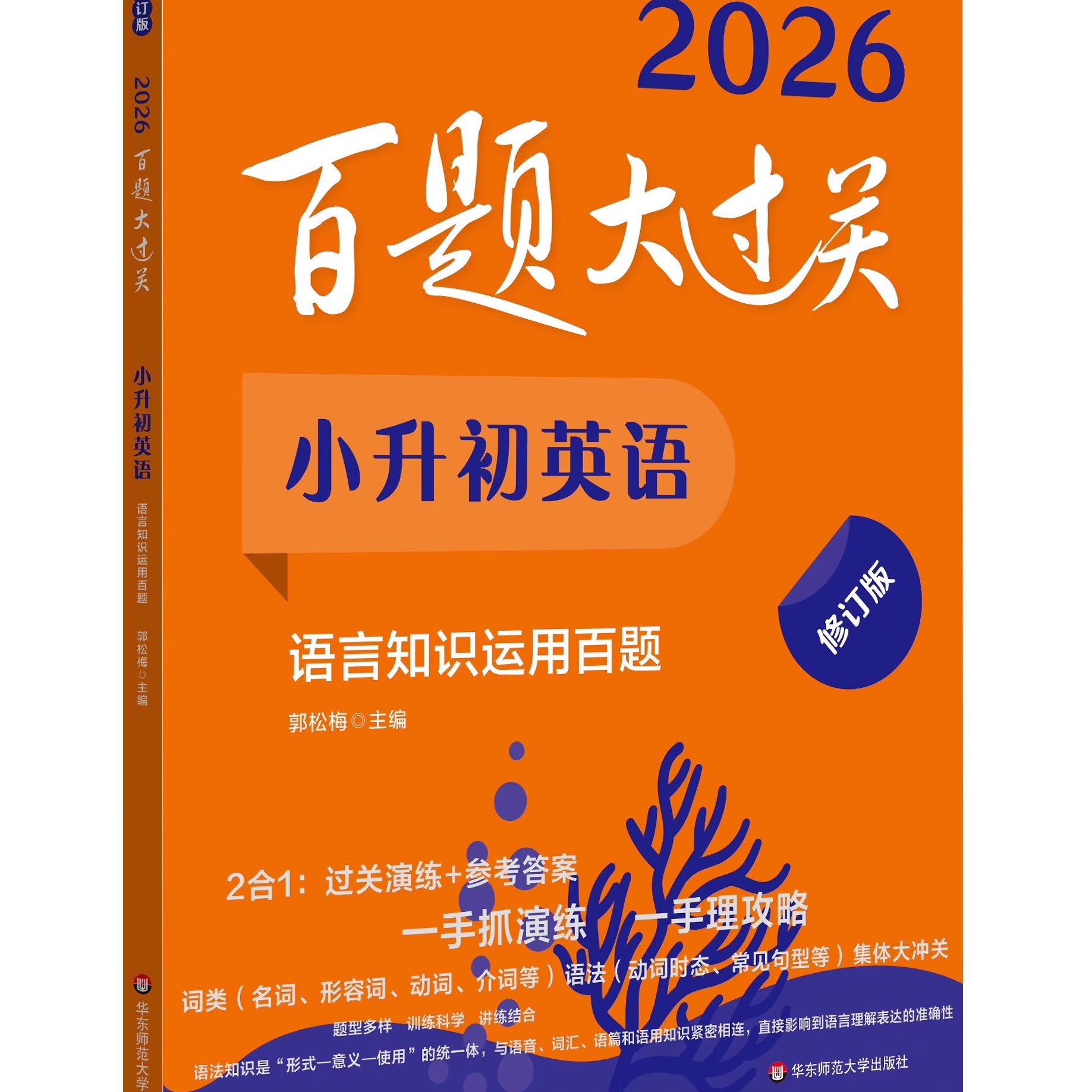 百题大过关小升初英语语言知识运用 2026全国通用版小学升初中总复习题库 六年级备考名校英语语法句子练习题书刷题知识大集结