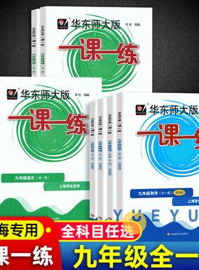 华东师大版一课一练九年级上下册