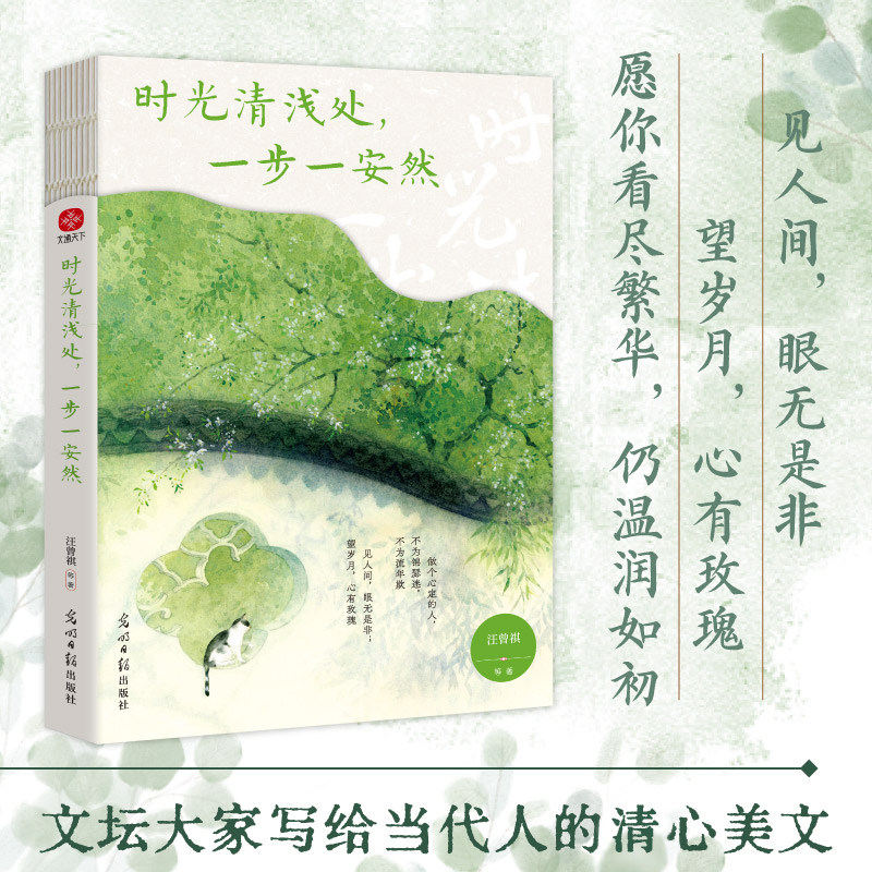 时光清浅处，一步一安然：汪曾祺、季羡林、梁实秋等写给当代人的清心美文。愿每个为生活奔波的人都能心有所定，温润如初！