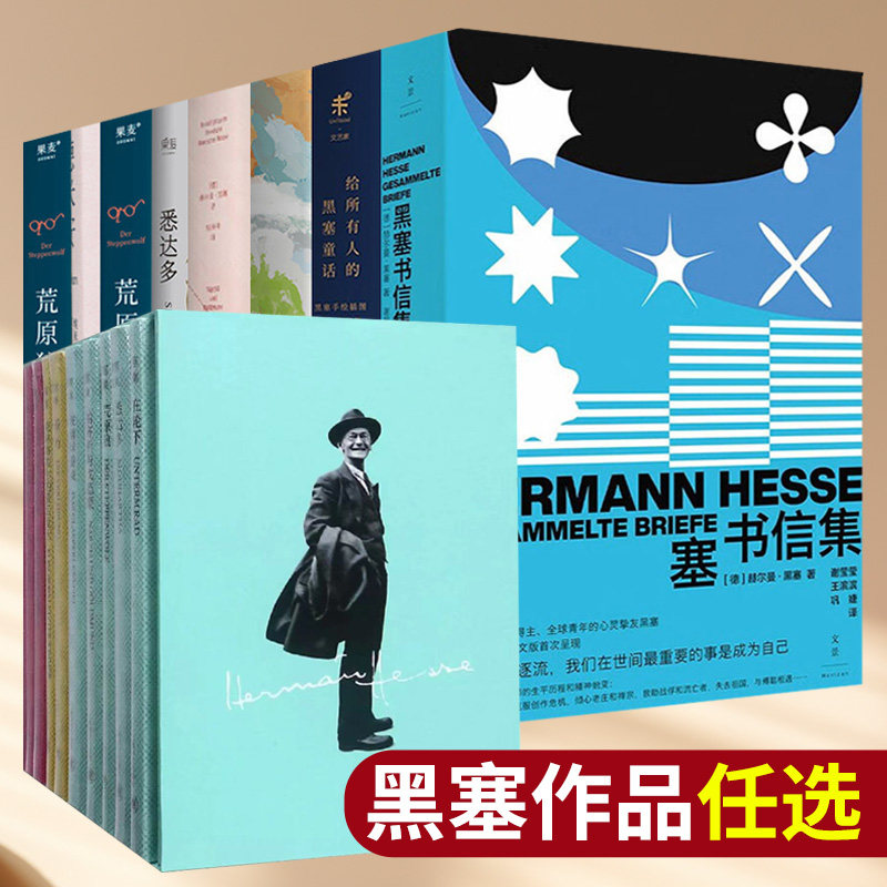 黑塞作品集任选 悉达多荒原狼德米安精神与爱欲克林索尔的最后在轮下夏天园圃之乐 姜乙易海舟德文直译 诺贝尔文学奖得主外国小说