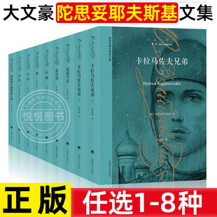 白夜 社 被伤害与侮辱 书籍上海译文出版 外国悬疑文学小说正版 白痴等 罪与罚 少年 人们 卡拉马佐夫兄弟 陀思妥耶夫斯基文集全9册