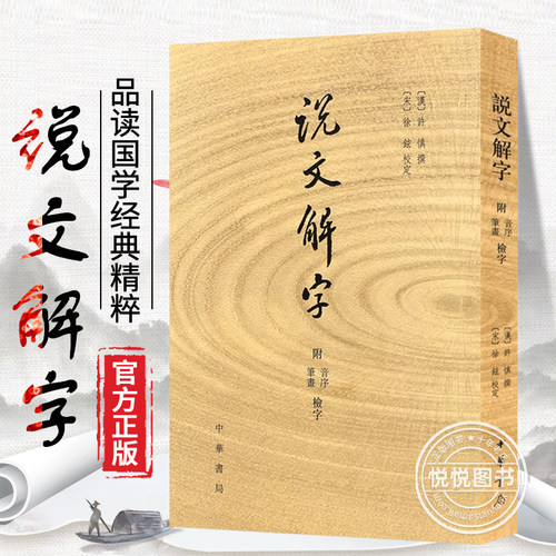 官方正版 说文解字原版 许慎|校注徐铉(附音序笔画检字) 古代汉语字典古文字字典咬文嚼字细说汉字中华书局书排行画说汉字详解