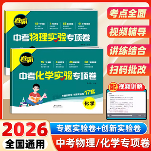 2026新中考物理化学实验题专项试卷压轴物理实验化学实验推断探索题专题实验卷创新实验卷专项提分练习卷中考模拟题