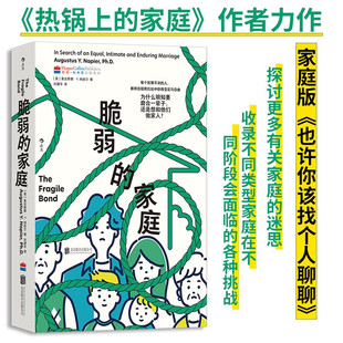 官方正版 脆弱的家庭 热锅上的家庭同作者 家庭版也许你该找个人聊聊 原生家庭 家庭矛盾婚姻育儿 心理学
