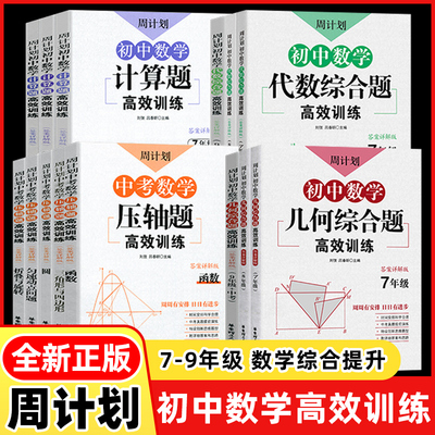 周计划初中数学七八九年级上下册