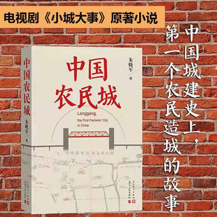 【小城大事原著小说】中国农民城 朱晓军著 赵丽颖黄晓明主演电视剧 中国城建史上第一个农民造城的故事 人民文学出版社正版书籍