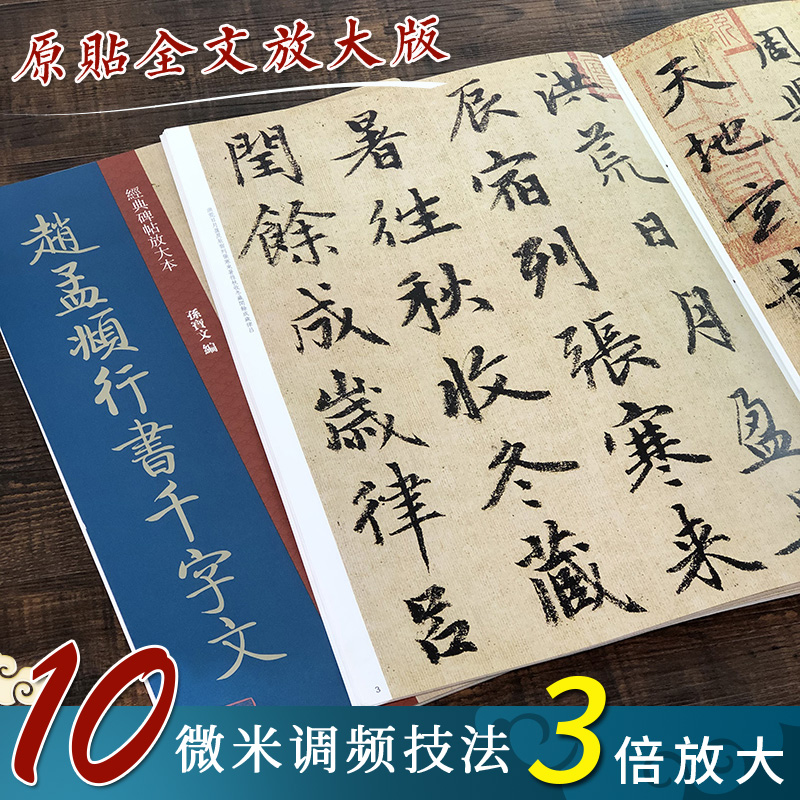 赵孟頫行书千字文放大版