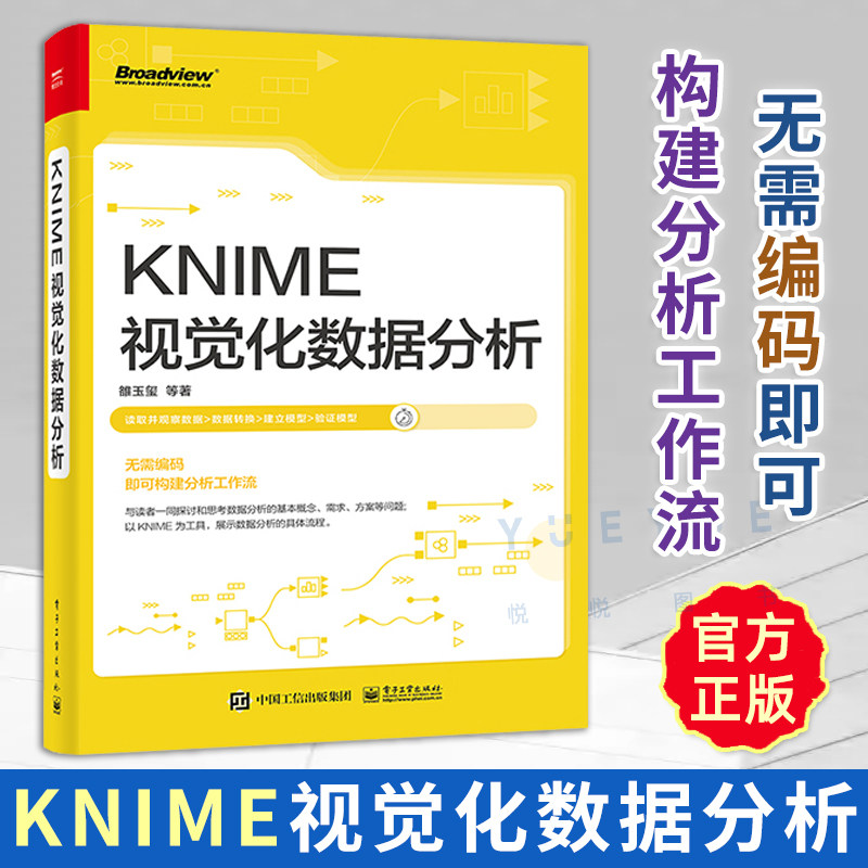 正版现货 KNIME视觉化数据分析 雒玉玺 数据分析 KNIME使用参考书 数据分析软件 数据分析具体流程实践书籍 电子工业出版社使用感如何?