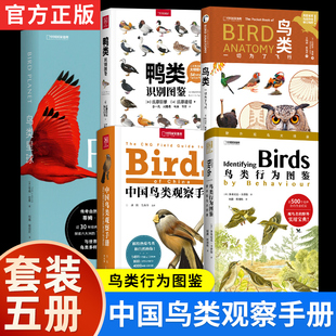 中国鸟类观察手册 鸟类行为图鉴+鸟类星球 中国鸟类行为动物科普图鉴 珍惜森林草原野鸟形态鸟类图鉴野生动物百科观鸟手册鸟类大全