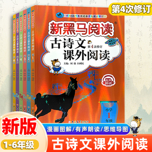 2025新黑马阅读古诗文阅读一二三年级四年级五年级六年级上册下册13456小学生课外阅读书籍必背古诗词大全文言文阅读训练
