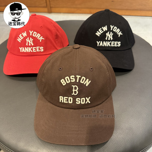 鸭舌帽 进宝家 小标字母棒球帽男女同款 25年新款 CPV06 MLB专柜正品