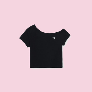 露肩休闲短袖 进宝家 韩国直邮MLB26年女款 专柜百搭时尚 TSB05 T恤