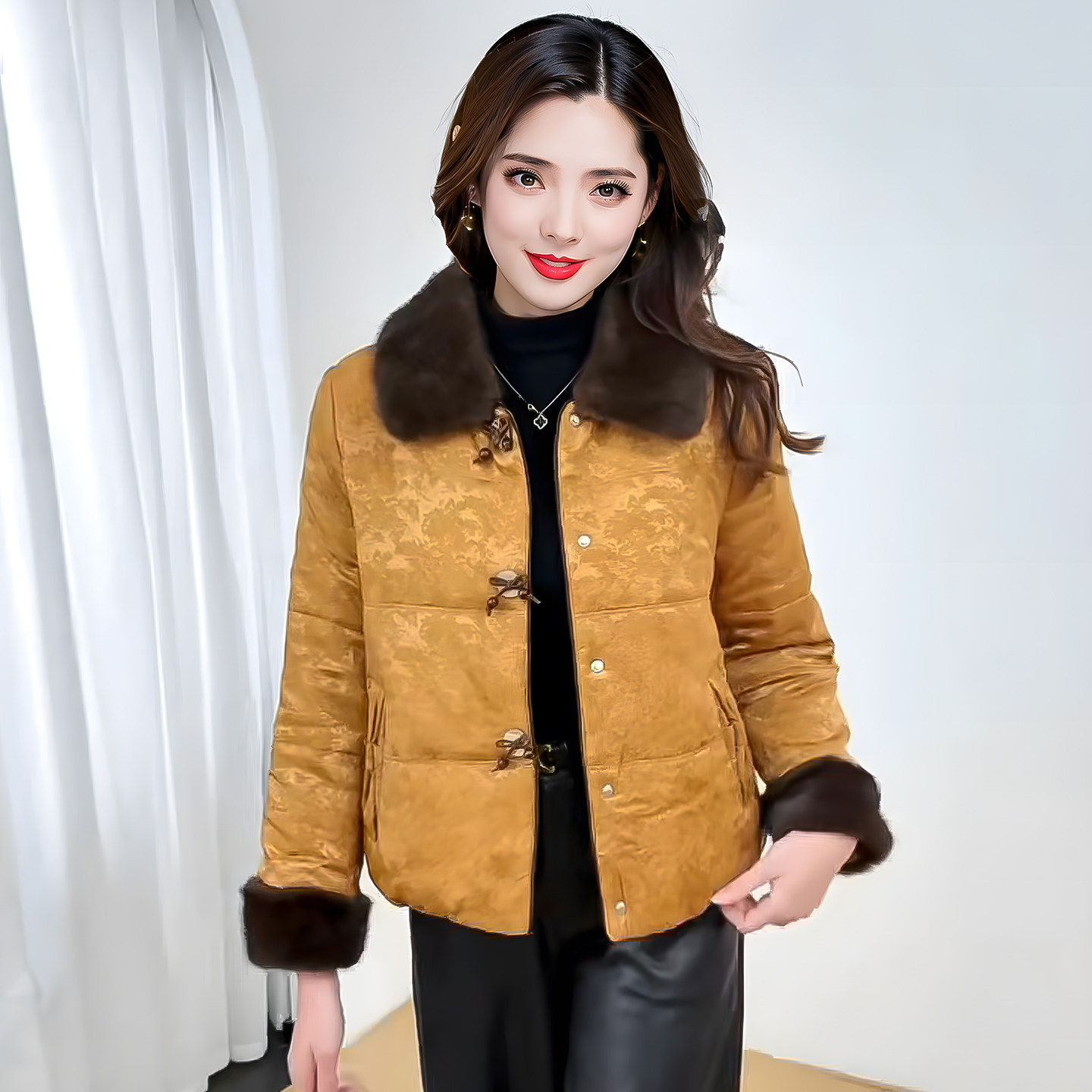 新中式国风棉服女2025年冬季新款时尚宽松显瘦保暖棉衣外套短款潮,女装/女士精品,棉衣/棉服,淘宝优惠券,粉丝福利购,淘宝优惠卷