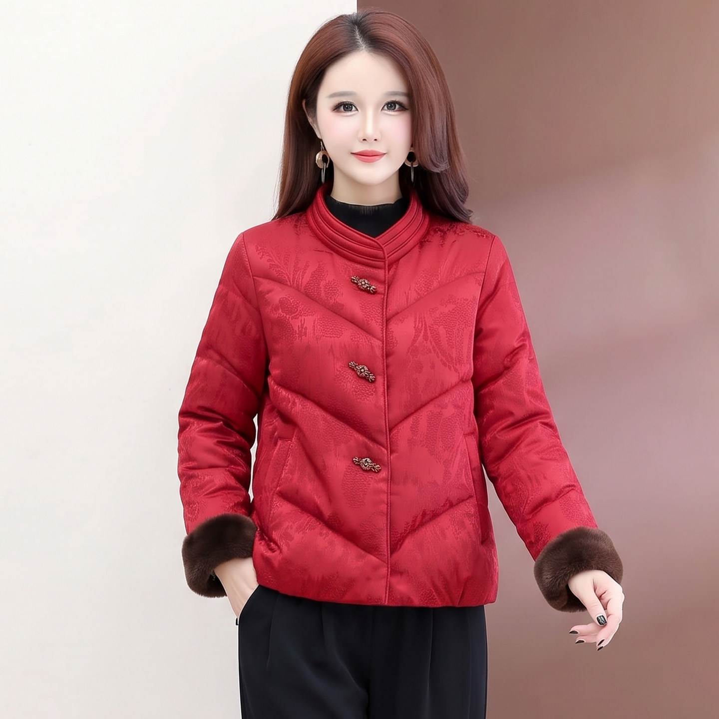 2026冬季国风宽松显瘦羽绒服