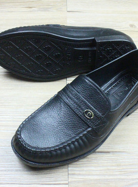 2025新品男士休闲鞋防滑防水雨鞋夏外穿工作鞋耐磨套脚塑料仿皮鞋