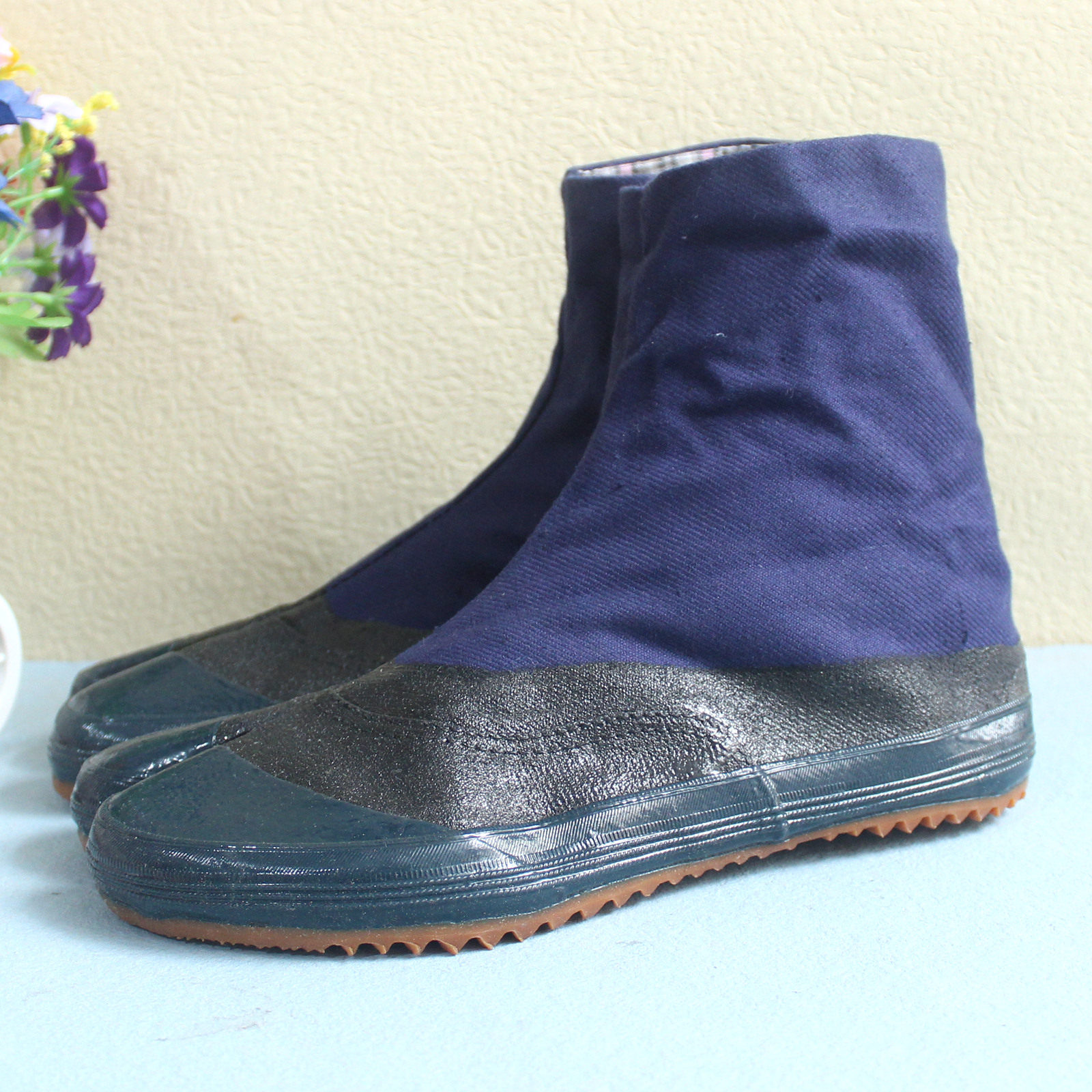 外贸新款日本分趾鞋女鞋休闲高帮简单帆布鞋小布鞋防水层时尚软底