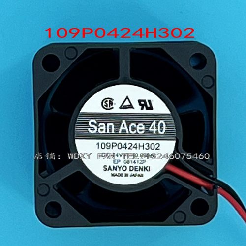 日本三洋 109P0424H302 4028 24V 0.095A 4cm变频器高端设备风扇