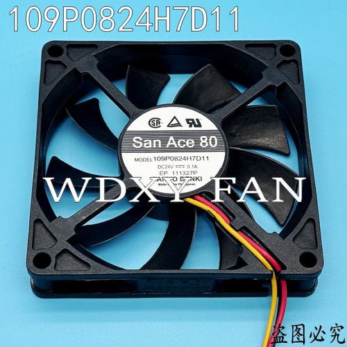 三洋San Ace 52 109P0824H7D11 24V 0.1A 8015 机箱高端 散热风扇