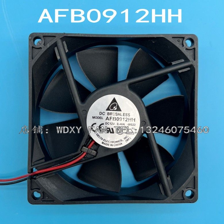 原装台达 AFB0912HH  9025 12V 0.40A 9CM 大风量双滚珠散热风扇