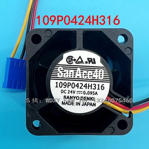 109P0424H316 原装三洋 24V 0.095A 4028 驱动器脉冲检测系统风扇