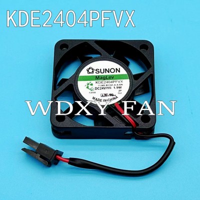 全新SUNON建准 KDE2404PFVX 24V 1.9W 4CM 4010变频静音散热风扇