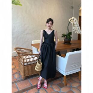 25年夏法式 NEWOPEN 赫本风气质显瘦天丝缎面 宝藏诠释美 Gary