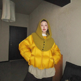 2025冬季新款pink同款韩版宽松90白鸭绒羽绒服外套连帽可拆卸