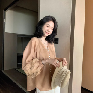 Gary 简约气质复古度假感镂空提花 宝藏Hers一勺甜2026早春新款